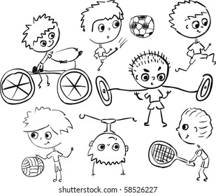 boys in sports
