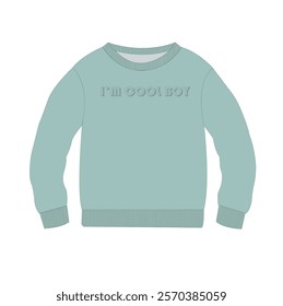 Boy's sweat shirt Front back 