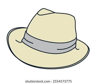 	
Boys trilby hats design technical flat sketch vector mockup template.