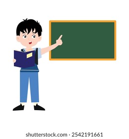 boys wearing school uniforms with many poses