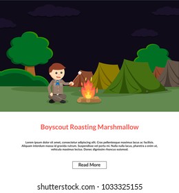 Boyscout Roasting Marshmallow Infomation