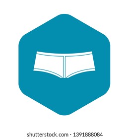 Boyshorts icon. Simple illustration of boyshorts vector icon for web