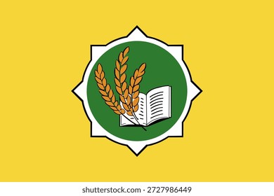 Vektorgrafik der Bozeman Stadtflagge, Gallatin County, Bundesstaat Montana, Vereinigte Staaten von Amerika, Städtezeichen USA. Emblem-Banner der Stadt Bozeman. Aufkleber Bozeman Stadt.