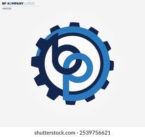 Logotipo de la compañía BP, diseño del Vector