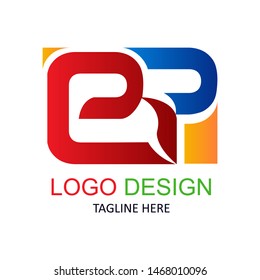 BP inicial for logo or icon company 