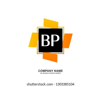 BP initial logo template vector