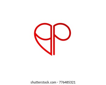 BP Initial love icon