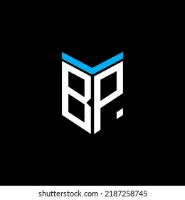 BP letter logo creative design with vector graphic