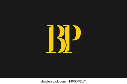 Bp Letter Logo Design Creative Modern Stock Vector (Royalty Free ...