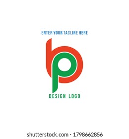 bp letter logo, elegant, authoritative and easy to understand