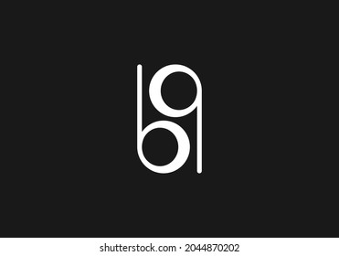 BP letter logo icon and alphabet PB with black background