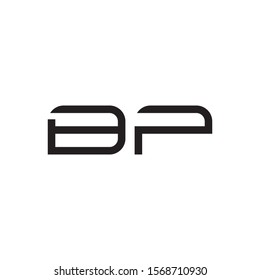 BP letter logo template vector icon design