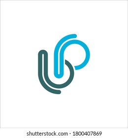 BP logo design vector sign