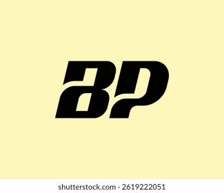 BP logo design vector template. BP
