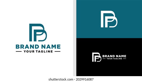 BP MONOGRAM LOGO LUXURY EDITABLE