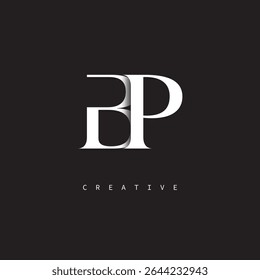 BP Monogramm Logo Minimal Elegant