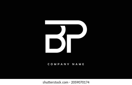 BP, PB Alphabets Letters Logo Monogram
