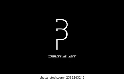 BP, PB, B, P abstrakte Buchstaben Logo-Monogramm