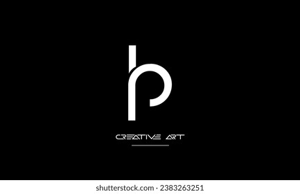 BP, PB, B, P abstract letters logo monogram