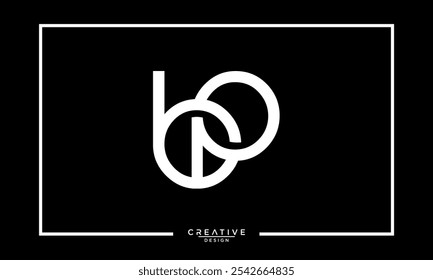 BP, PB, B, P, letras Abstractas Logo Monograma