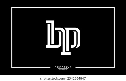 BP, PB, B, P, Abstract Letters Logo Monogram