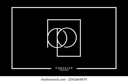 BP, PB, B, P, Abstract Letters Logo Monogram