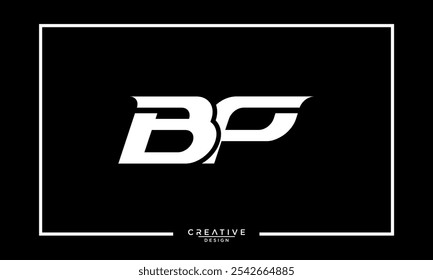 BP, PB, B, P, letras Abstractas Logo Monograma