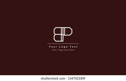 BP or PB letter logo. Unique attractive creative modern initial BP PB B P initial based letter icon logo