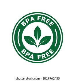 BPA free badge vector logo template. Suitable for business, health and product label