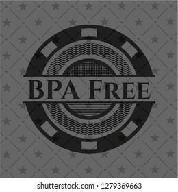 BPA Free dark emblem