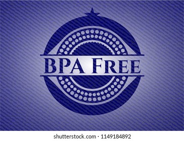 BPA Free with denim texture