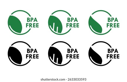 BPA free design logo template illustration