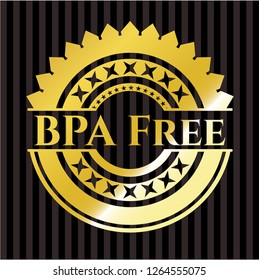 BPA Free golden badge