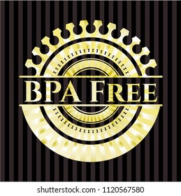 BPA Free golden emblem