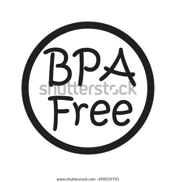 Bpa Free Icon Stock Vector Royalty Free 698020765