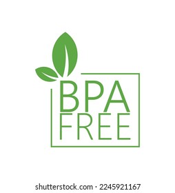 bpa free icon on white background