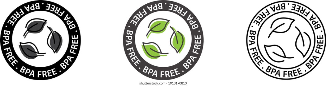 BPA free icon , vector illustration