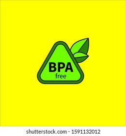BPA free icon, vector symbol