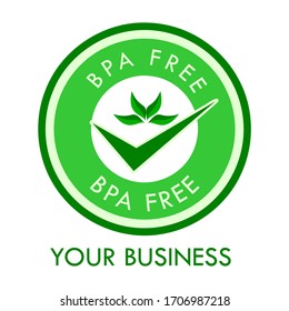 BPA FREE logo design template illustration. this is good for your business