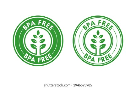 BPA FREE logo template illustration. Suitable for package product