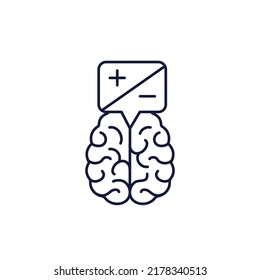 BPD - Icono de Trastorno de Personalidad Borderline que muestra el concepto de enfermedad mental
