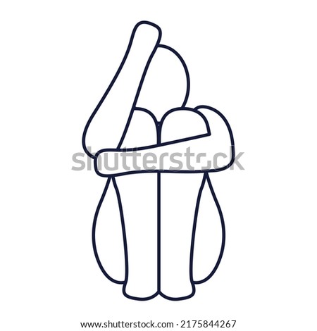 BPD - Borderline Personality Disorder icon showing mental illness concept