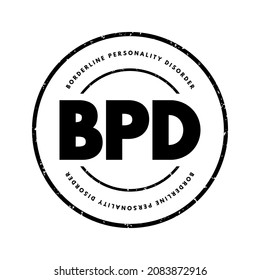 BPD - Akronym für Borderline-Persönlichkeitsstörungen, medizinischer Hintergrund