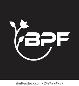 BPF letter logo vector design, BPF simple and modern logo. BPF luxurious alphabet design