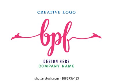 El logotipo de la inscripción de BPF es sencillo, fácil de entender y autoritario
