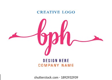 BPH lettering logo is simple, easy to understand and authoritative