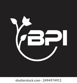 Diseño de Vector de logotipo de letra BPI, logotipo simple y moderno BPI. Diseño de alfabeto lujoso BPI