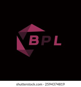 BPL creative minimalist letter logo. BPL unique vector initials alphabet letter logo design
