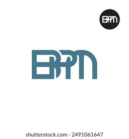 BPM Logo Letra Monograma Diseño