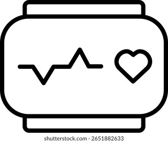 Design De Ícone De Linha De Vetor Bpm
